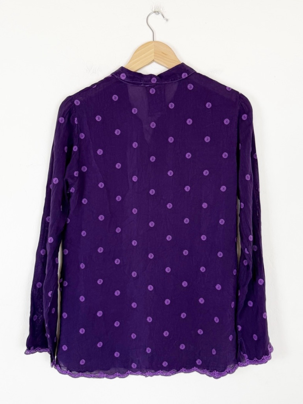 JOHNNY WAS runswick lenny button down shirt in grape - Picture 3 of 9